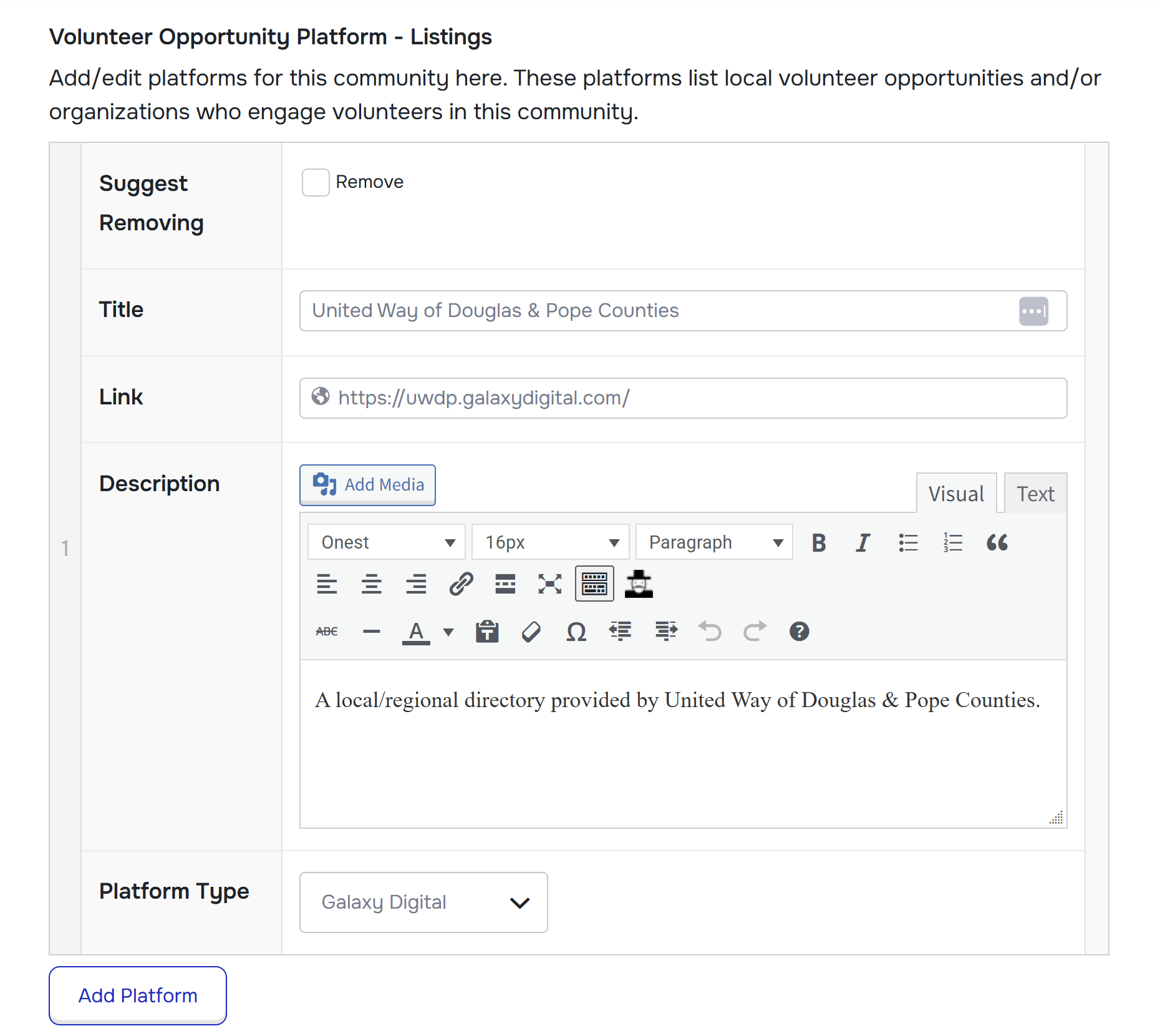 recommendchanges_volunteeringsites_addlisting