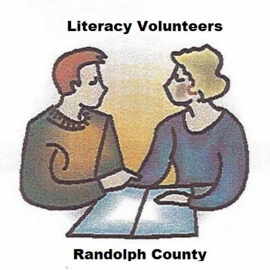 Logo for Literacy Volunteers of Randolph County (LVRC)