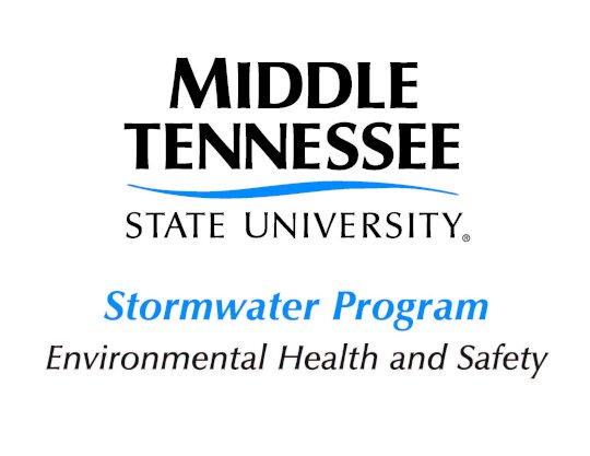 Logo for MTSU Stormwater Program