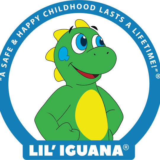 Logo for Lil’ Iguana’s Children’s Safety Foundation