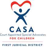 Logo for Court Appointed Special Advocates (CASA) First Judicial District