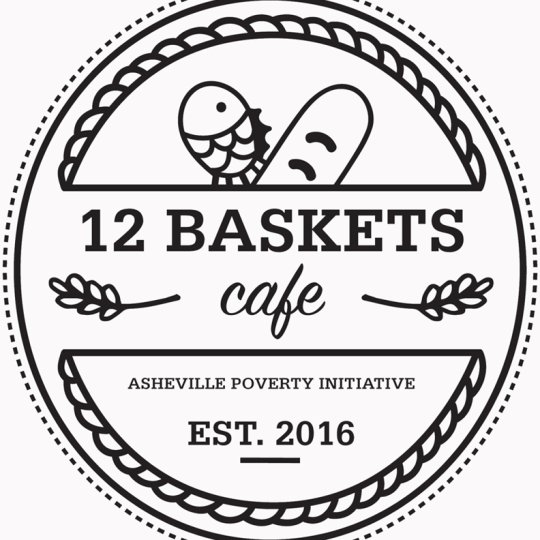 Logo for Asheville Poverty Initiative: 12 Baskets Cafe