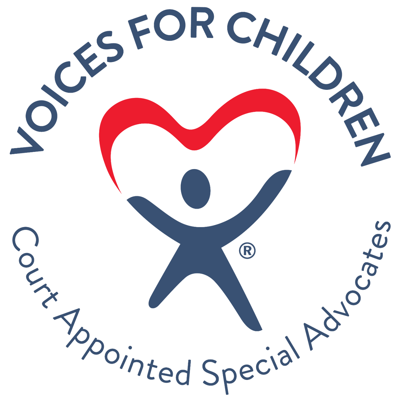 Logo for CASA, A Voice for Children