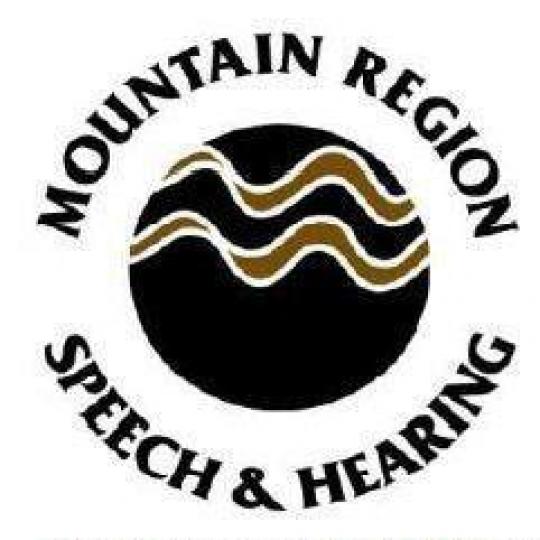 Logo for Mountain Region Speech & Hearing Center