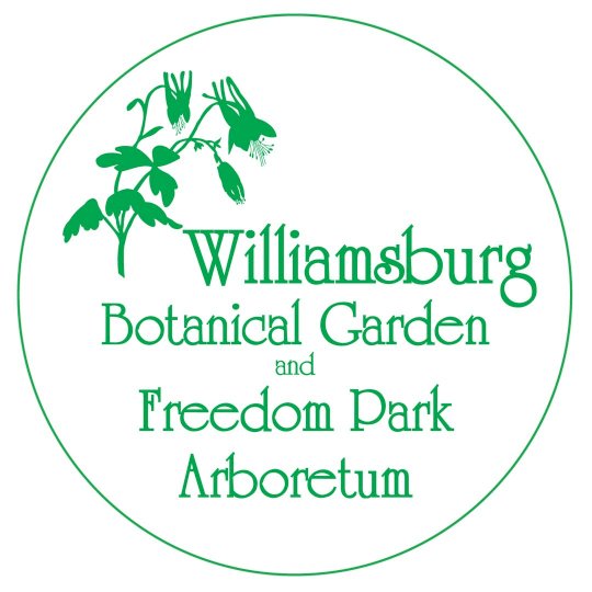 Logo for Williamsburg Botanical Garden and Freedom Park Arboretum