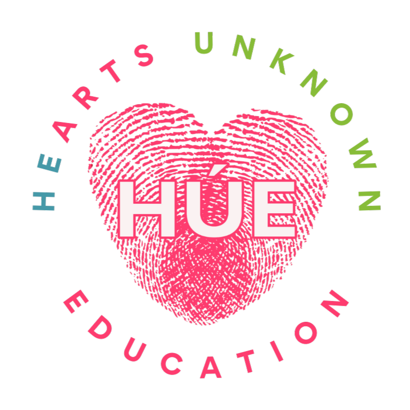 Logo for Hearts Unknown Education (HÚE)
