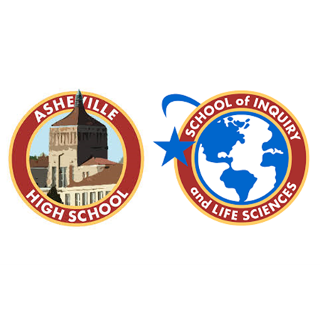 Logo for Asheville High School and SILSA