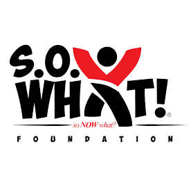 Logo for S.O. What! Foundation