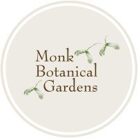 Logo for Monk Botanical Gardens