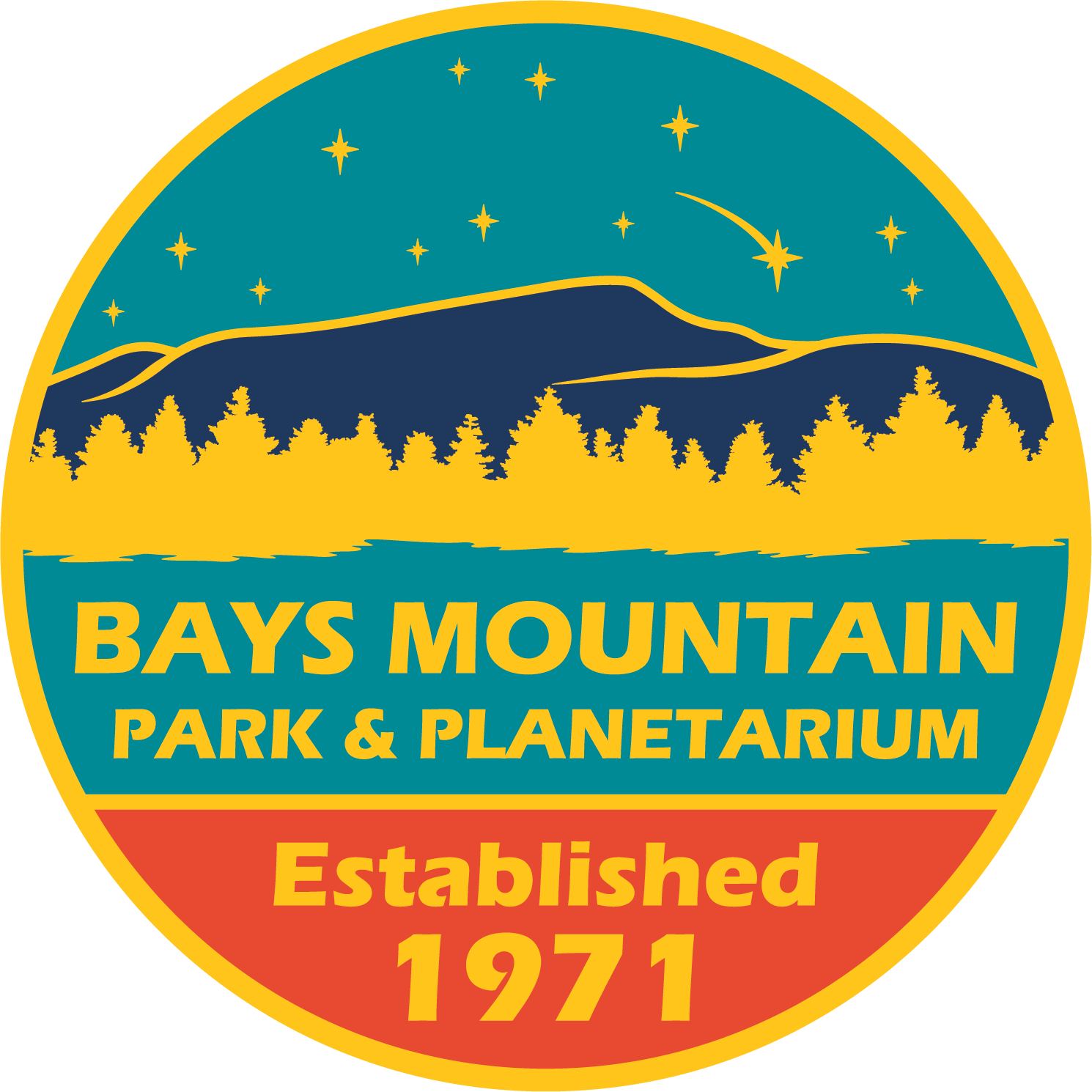 Logo for Bays Mountain Park and Planetarium
