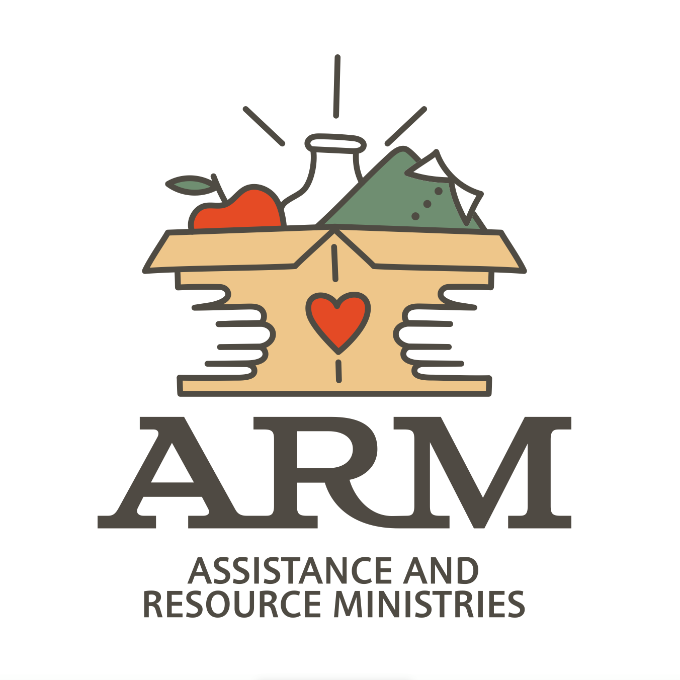 Logo for Assistance and Resource Ministries, INC. (ARM)