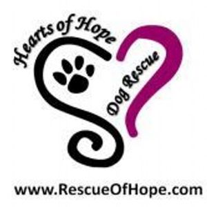 Logo for Hearts of Hope Dog Rescue